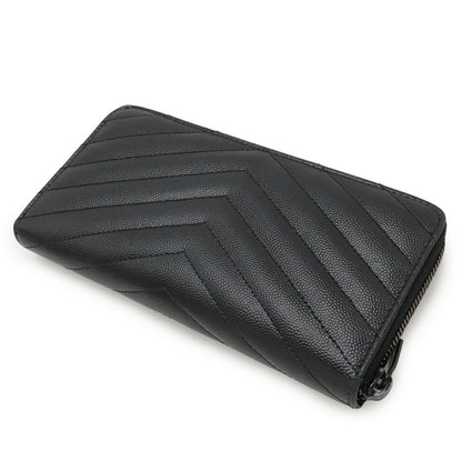 Saint Laurent Paris Monogram Leather Long Wallet