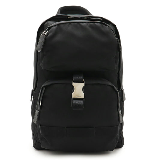 Prada TESSUTO Nylon Leather Shoulder Bag