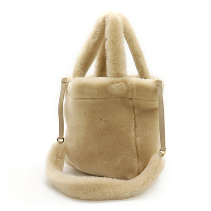 Prada SPUGNA Shearling 2way Bag