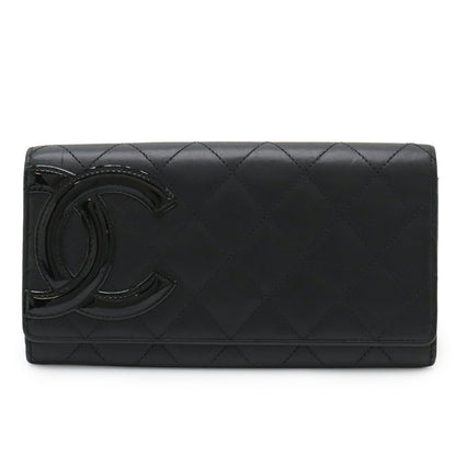 Chanel Cambon Line Soft Calf Long Wallet