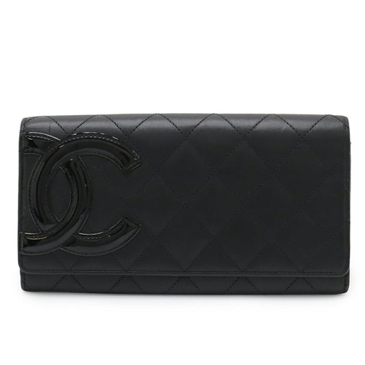 Chanel Cambon Line Soft Calf Long Wallet