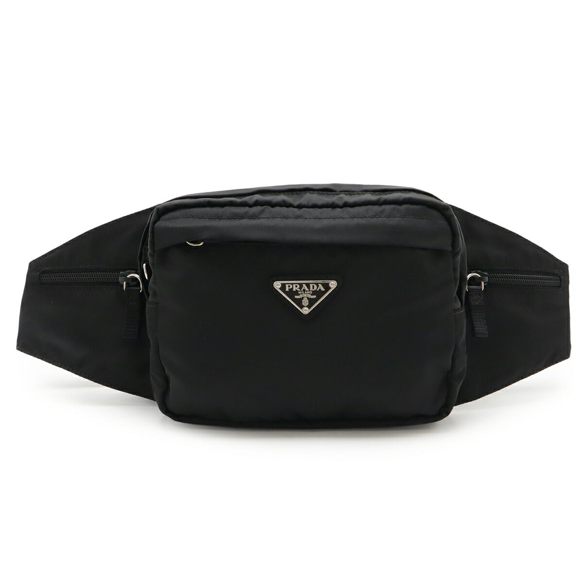 Prada Triangle Logo Nylon Waist Bag