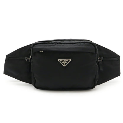 Prada Triangle Logo Nylon Waist Bag