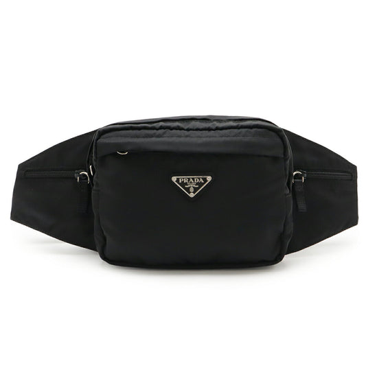 Prada Triangle Logo Nylon Waist Bag