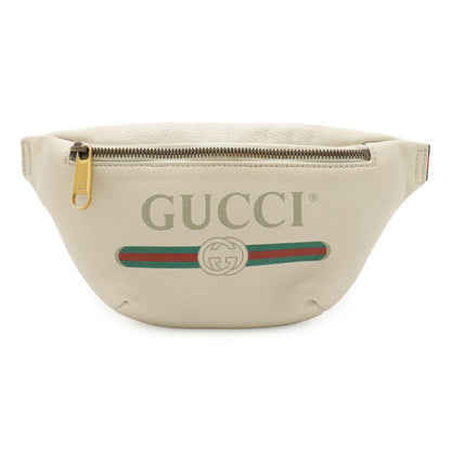 Gucci Gucci Print Leather Belt Bag