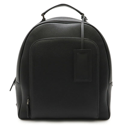 Prada Triangle Logo Leather Backpack