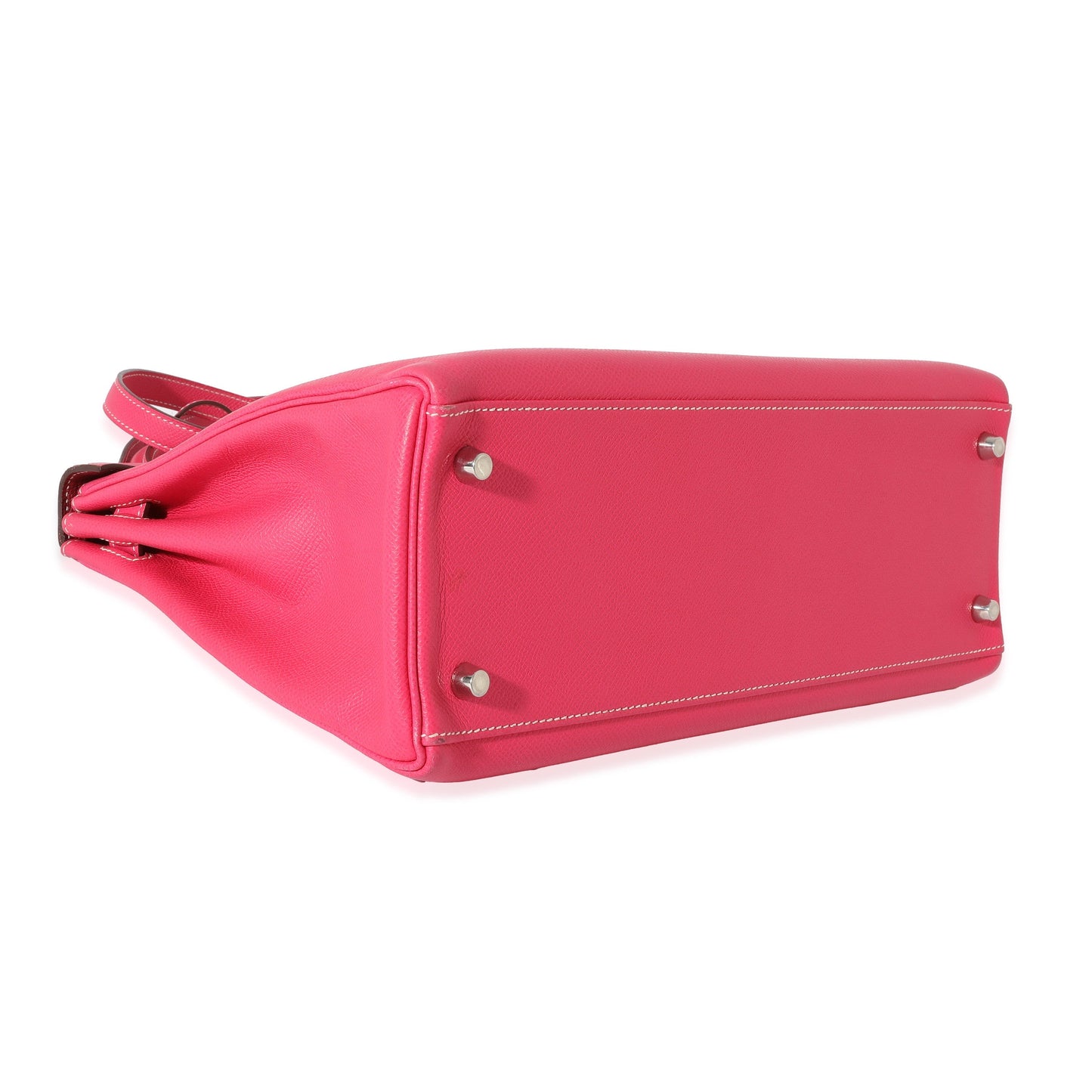 Hermes Kelly 32 Rose Tyrien Rubis Epsom Candy Retourne