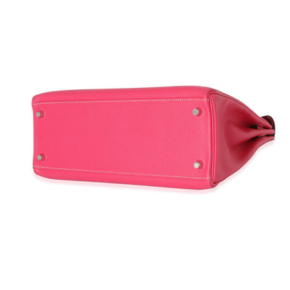 Hermes Kelly 32 Rose Tyrien Rubis Epsom Candy Retourne