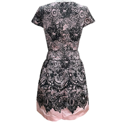 Prada Flower Lace Print Dress