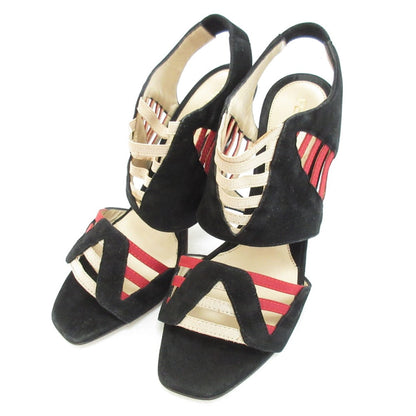 Fendi Suede High Heel Sandals