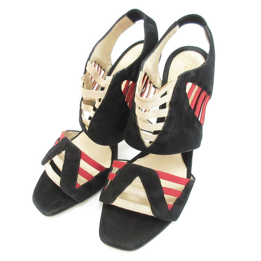 Fendi Suede High Heel Sandals