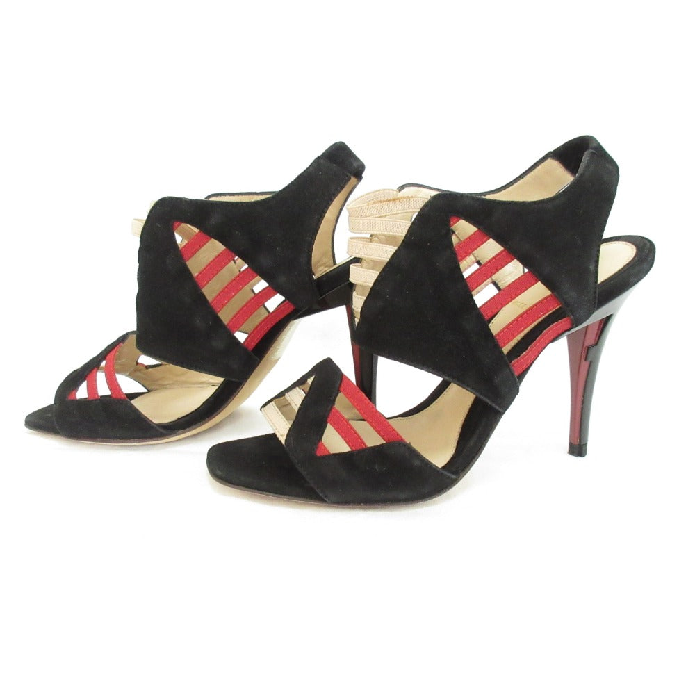 Fendi Suede High Heel Sandals