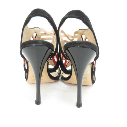 Fendi Suede High Heel Sandals