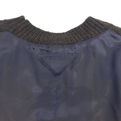 Prada Triangle Logo Virgin Wool Knit Vest