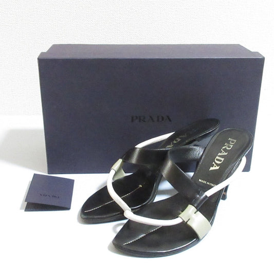 Prada Colorblock Leather Sandals