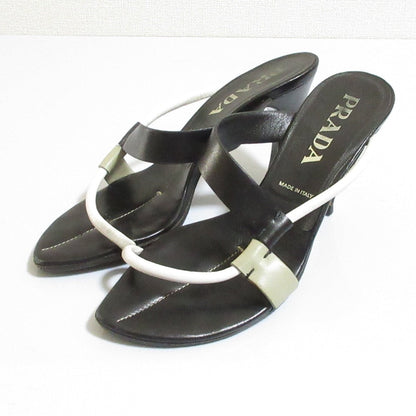 Prada Colorblock Leather Sandals