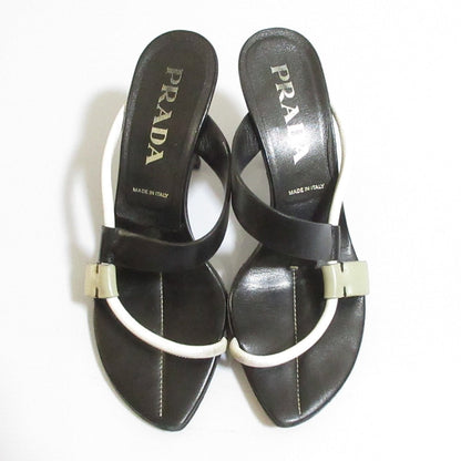 Prada Colorblock Leather Sandals