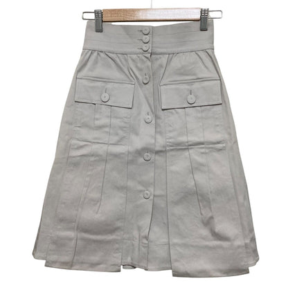 Fendi Front Button Wool Skirt