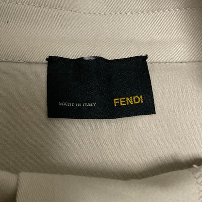 Fendi Front Button Wool Skirt