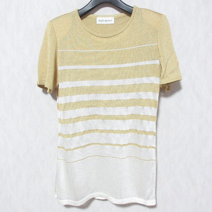 Yves Saint Laurent Knit Short Sleeve Knit Top