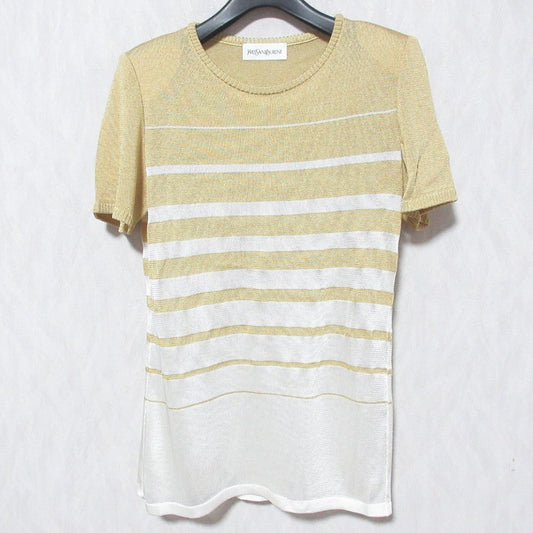 Yves Saint Laurent Knit Short Sleeve Knit Top