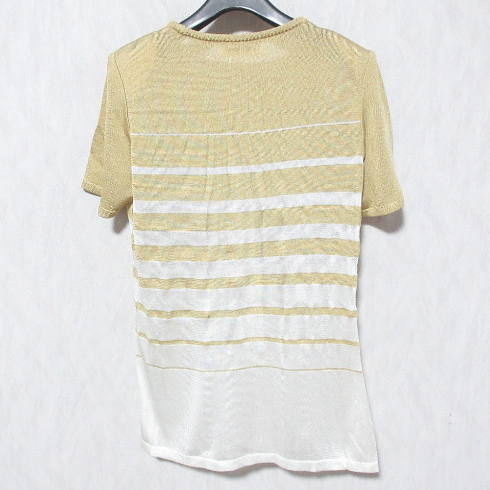 Yves Saint Laurent Knit Short Sleeve Knit Top