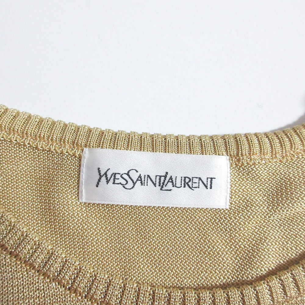 Yves Saint Laurent Knit Short Sleeve Knit Top