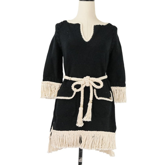 Chanel Fringed Tweed Dress