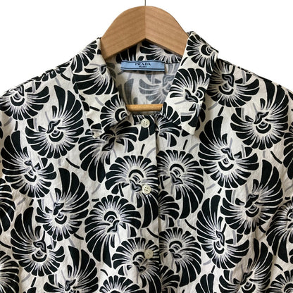 Prada Flower Print Sleeveless Shirt