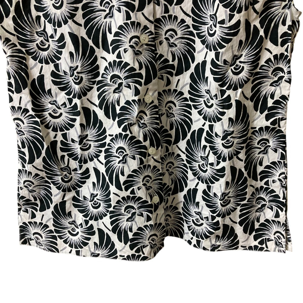 Prada Flower Print Sleeveless Shirt