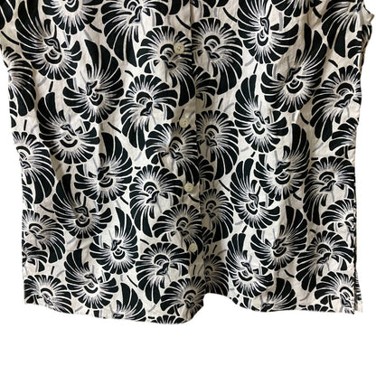Prada Flower Print Sleeveless Shirt