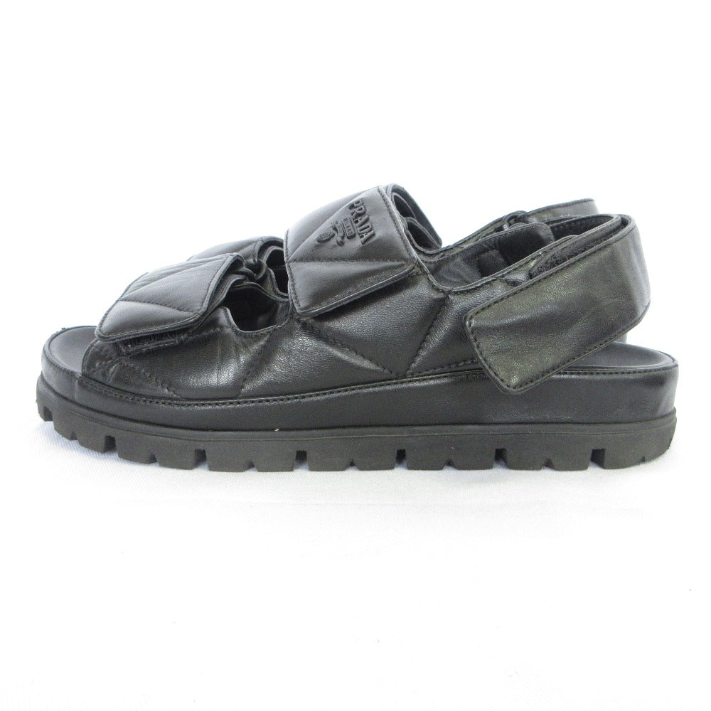 Prada 1X721MD Nappa Leather Sport Sandals