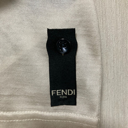 Fendi LOGO SILK Short Sleeve T-Shirt Silk T-Shirt