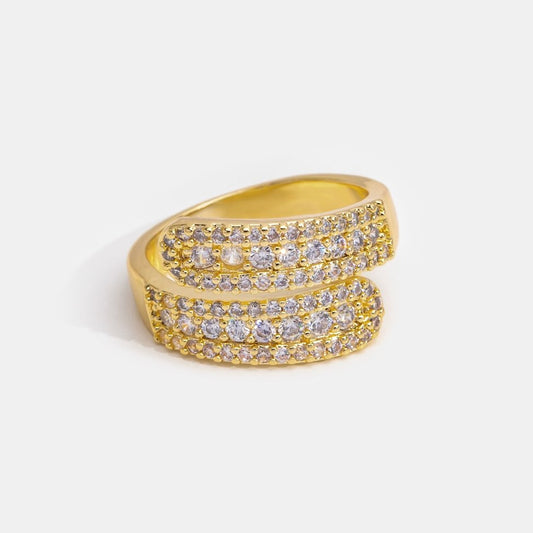 14K Gold Grace Crystal Ring