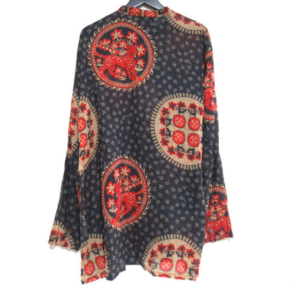 Gucci Allover Print Sheer Shirt