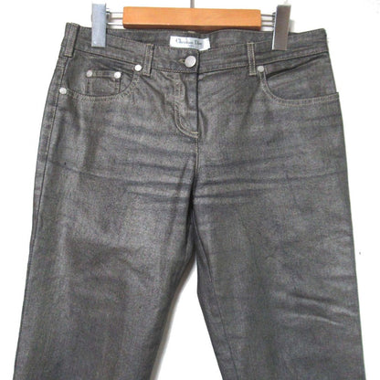 Christian Dior Hem Zip Up Denim Pants