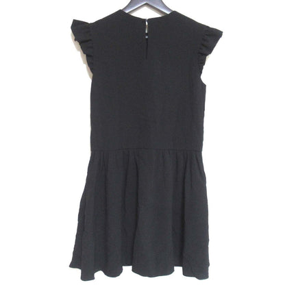 Saint Laurent Paris Frill Sleeve Dress