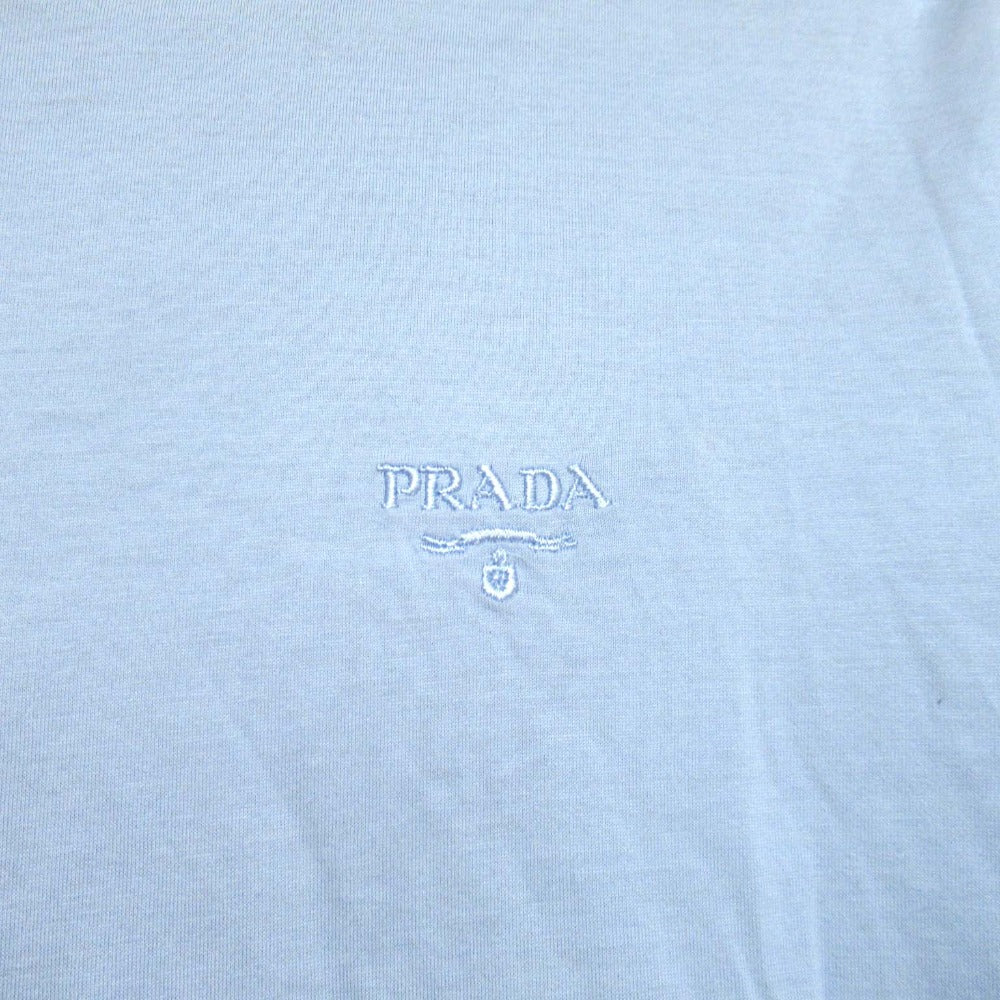 Prada Embroidered Logo Cotton T-shirt