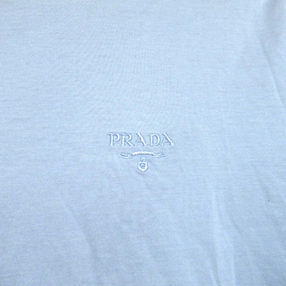 Prada Embroidered Logo Cotton T-shirt