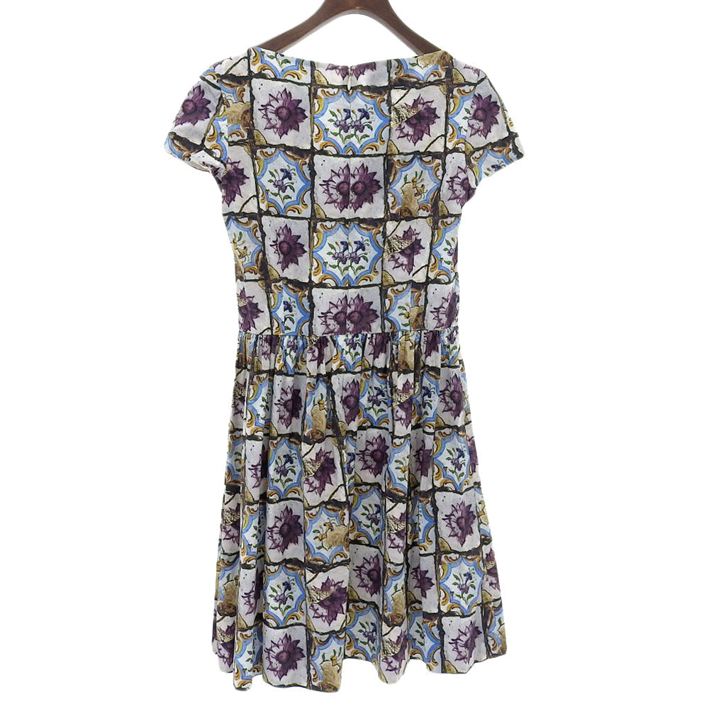 Prada Flower Art Cotton Dress