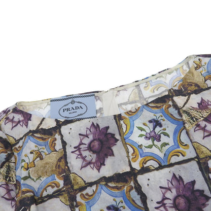Prada Flower Art Cotton Dress
