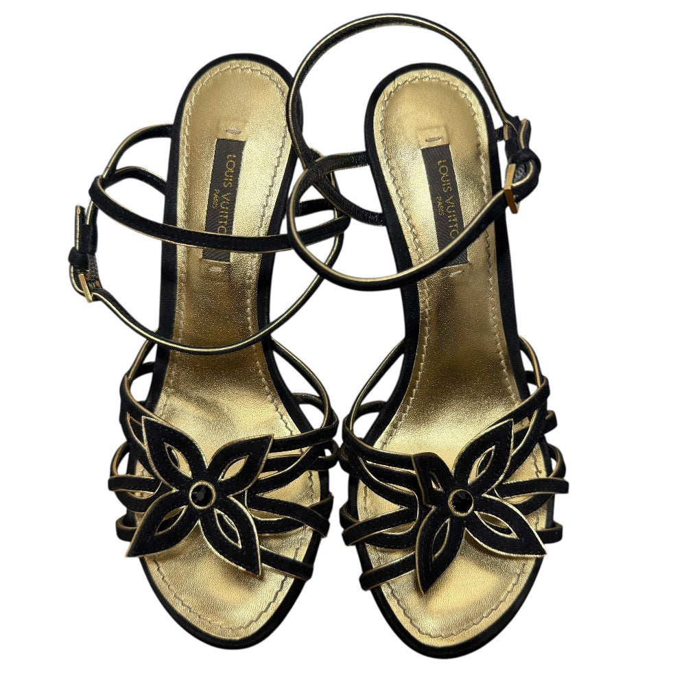 Louis Vuitton Suede Sandals