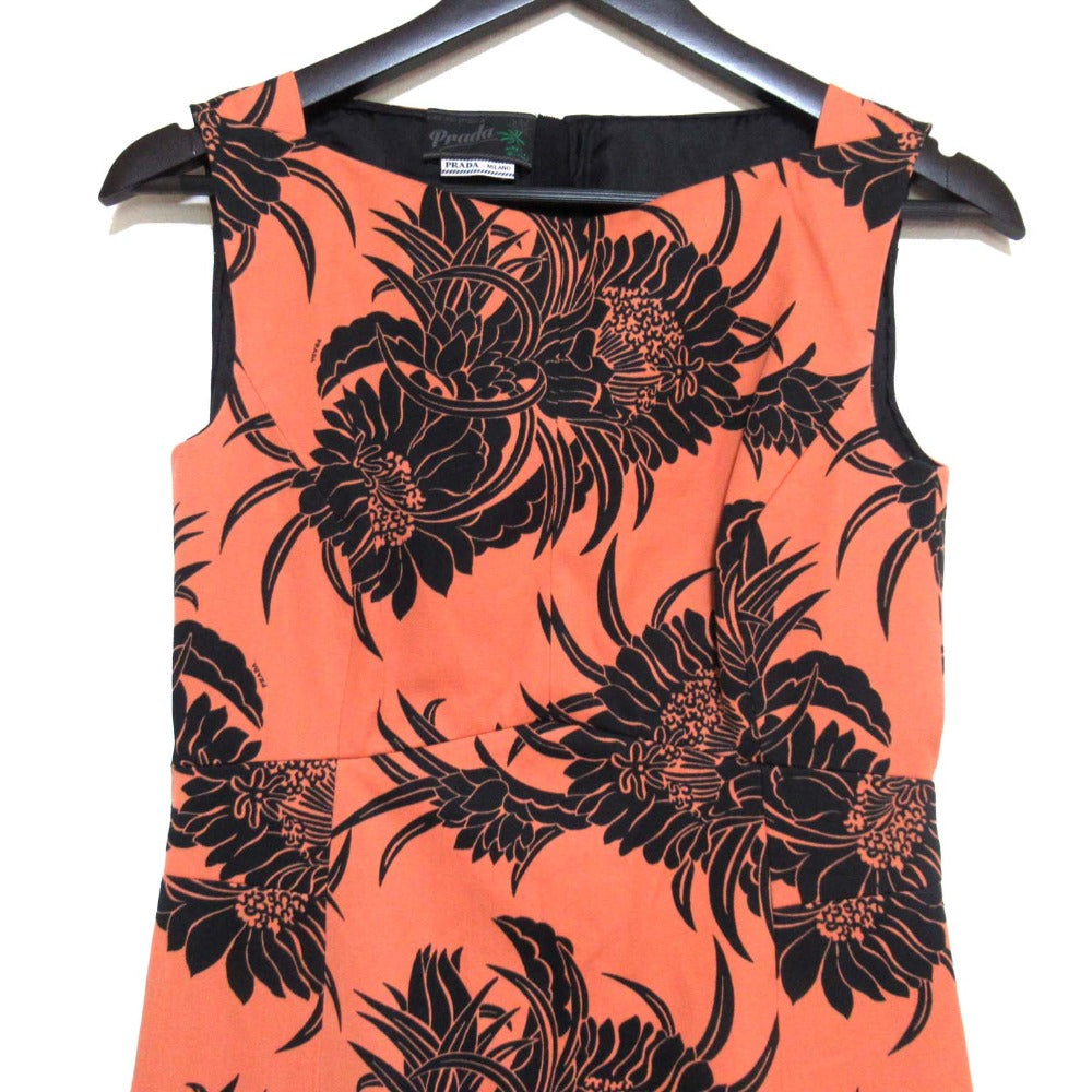 Prada Flower Print Dress