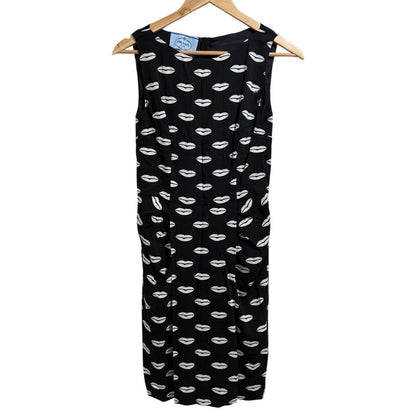 Prada Lip Print Dress