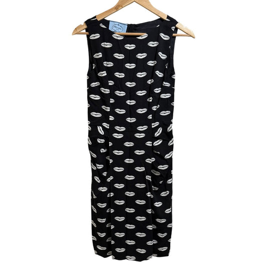 Prada Lip Print Dress