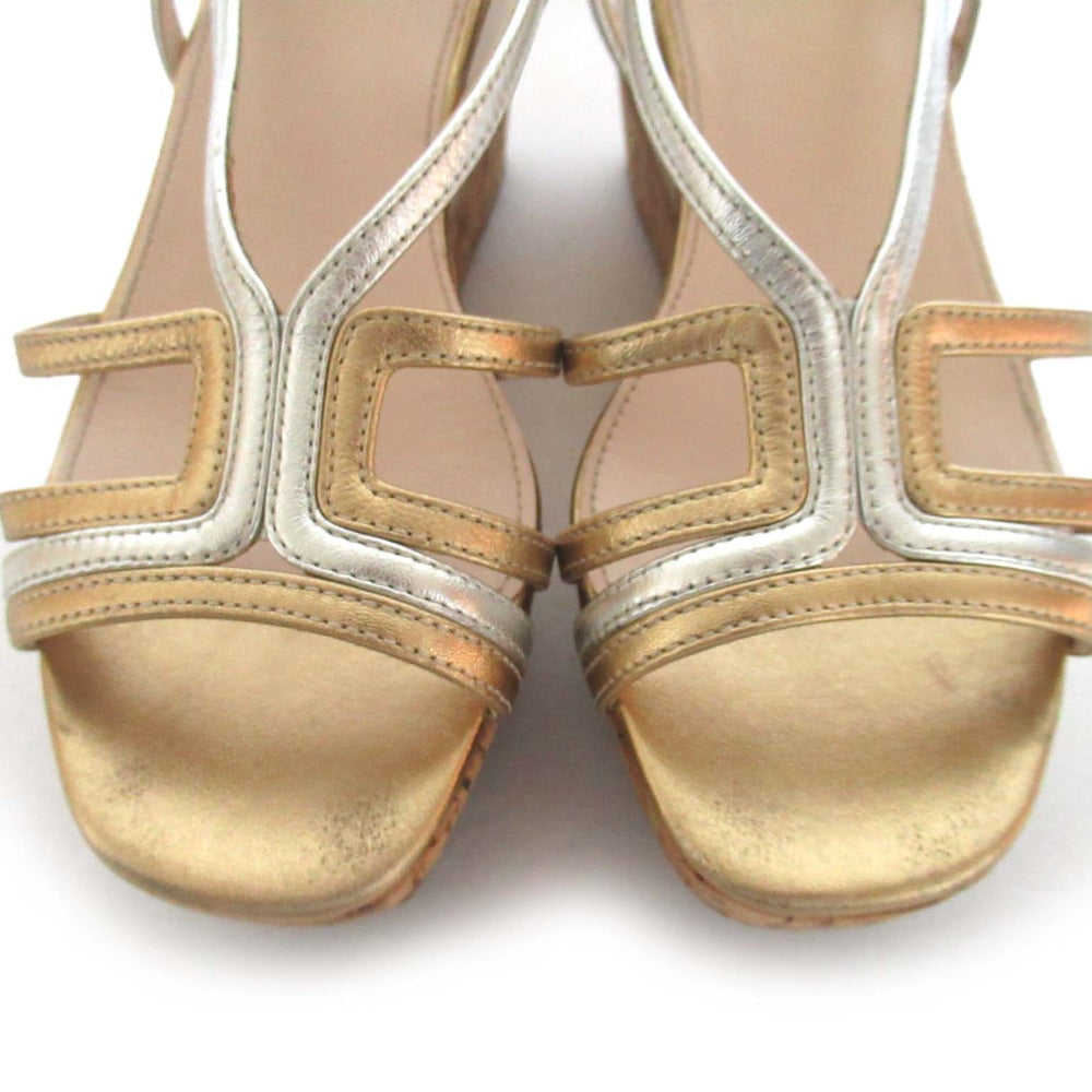 Prada Wedge High Heel Sandals