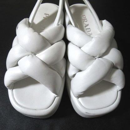 Prada Padded Nappa Leather Sandals