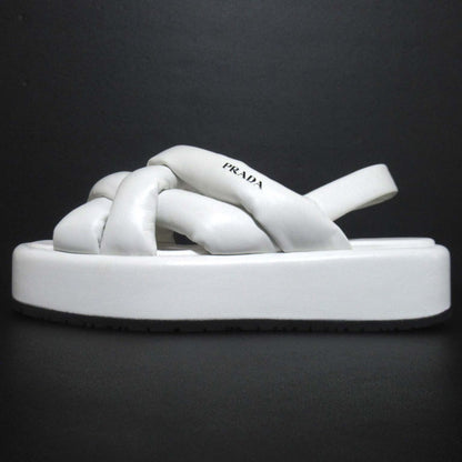 Prada Padded Nappa Leather Sandals
