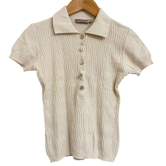Prada Sport Knit Polo Shirt