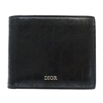 Dior Leather Bifold Wallet Oblique Galaxy
